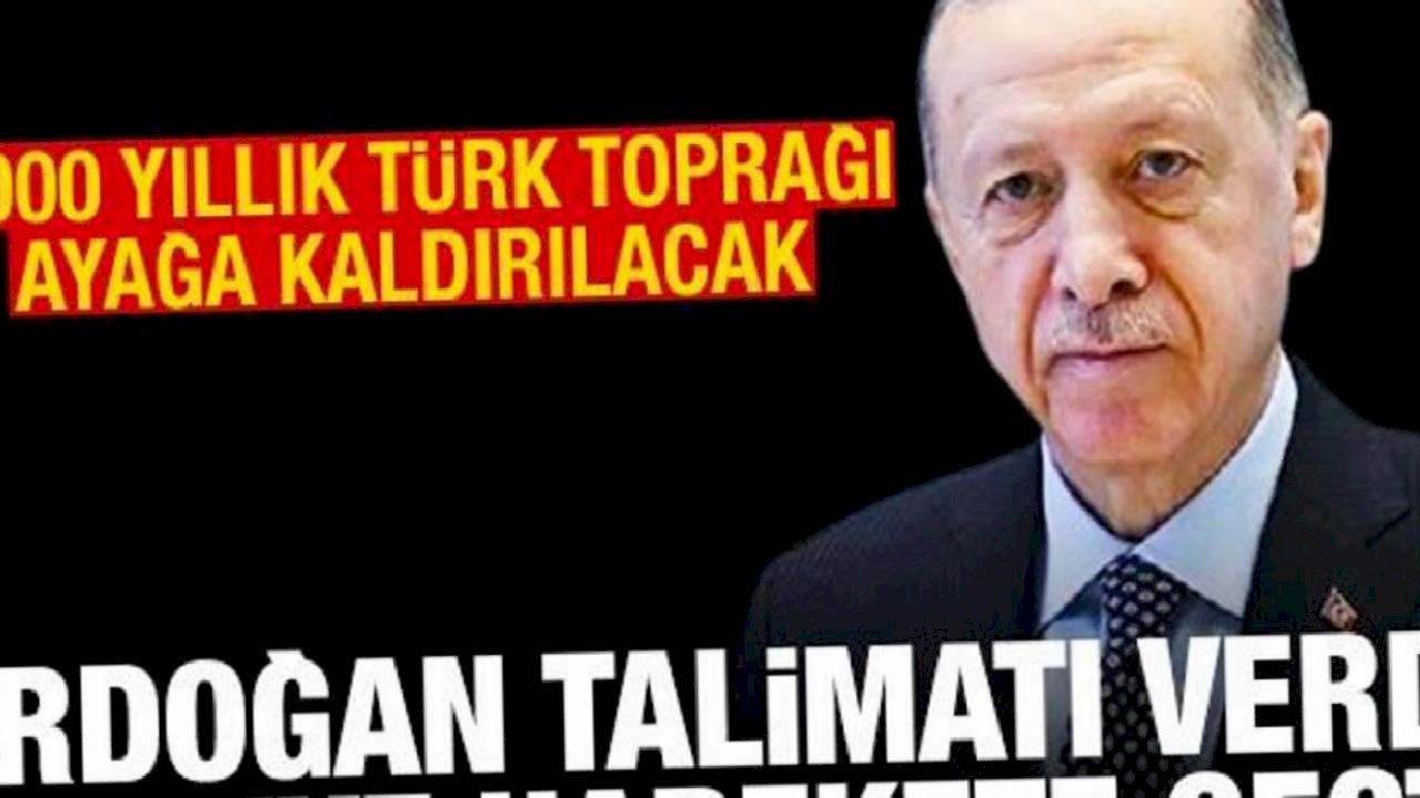 Erdoğan&#039;dan TOKİ&#039;ye talimat! Türkmen Dağı&#039;nı Türkiye ayağa kaldıracak