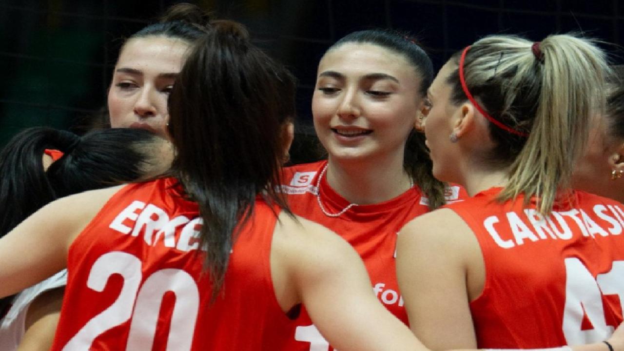A Milli Kadın Voleybol Takımı, Almanya'yı yendi