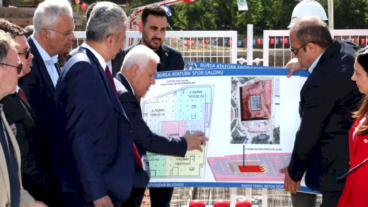 Bursa Atatürk Spor Salonu'na ilk harç! Açılış 19 Mayıs 2027'de