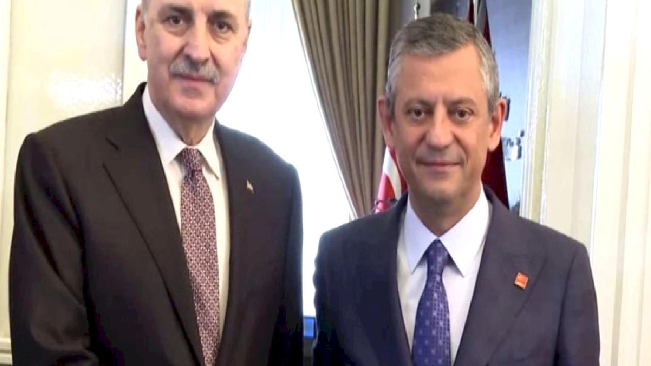 TBMM'de Numan Kurtulmuş’tan Özgür Özel’e ziyaret