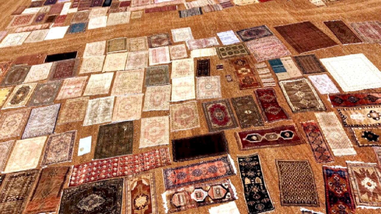 Antalya güneşiyle değeri artan tarihi halılar, koleksiyonerlerin gözdesi
