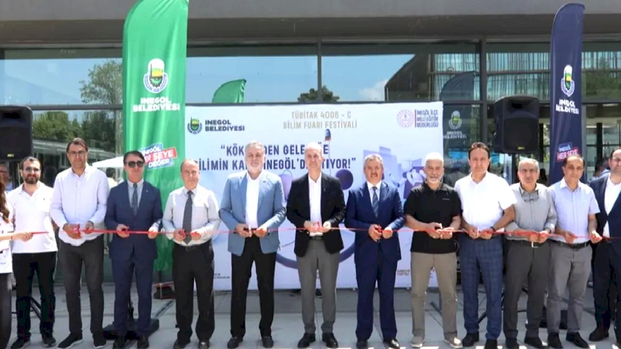 Bursa İnegöl’de Bilim Fuarı Festivali geleceğe ilham veriyor