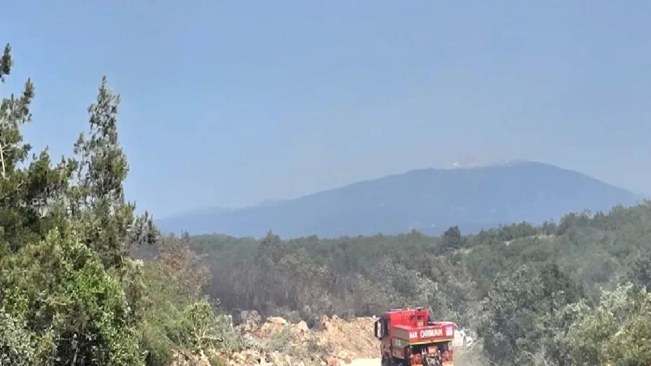 Bursa Nilüfer’de yangın! Söndürüldü