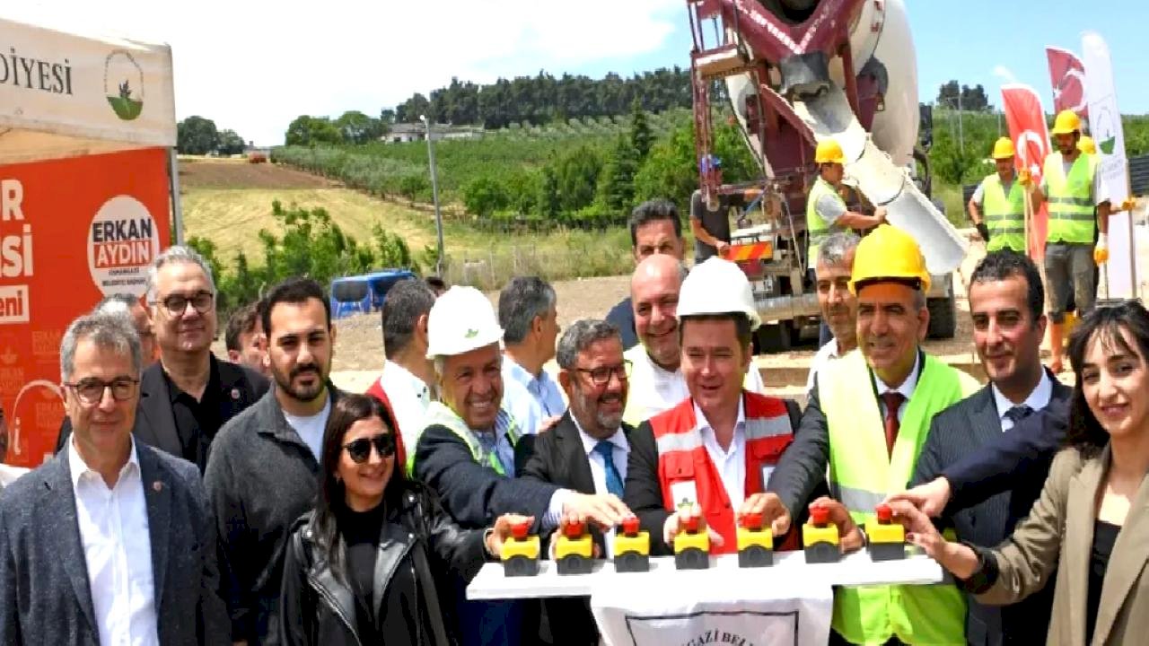 Bursa Osmangazi'de Aksungur Spor Tesisi'ne ilk harç döküldü