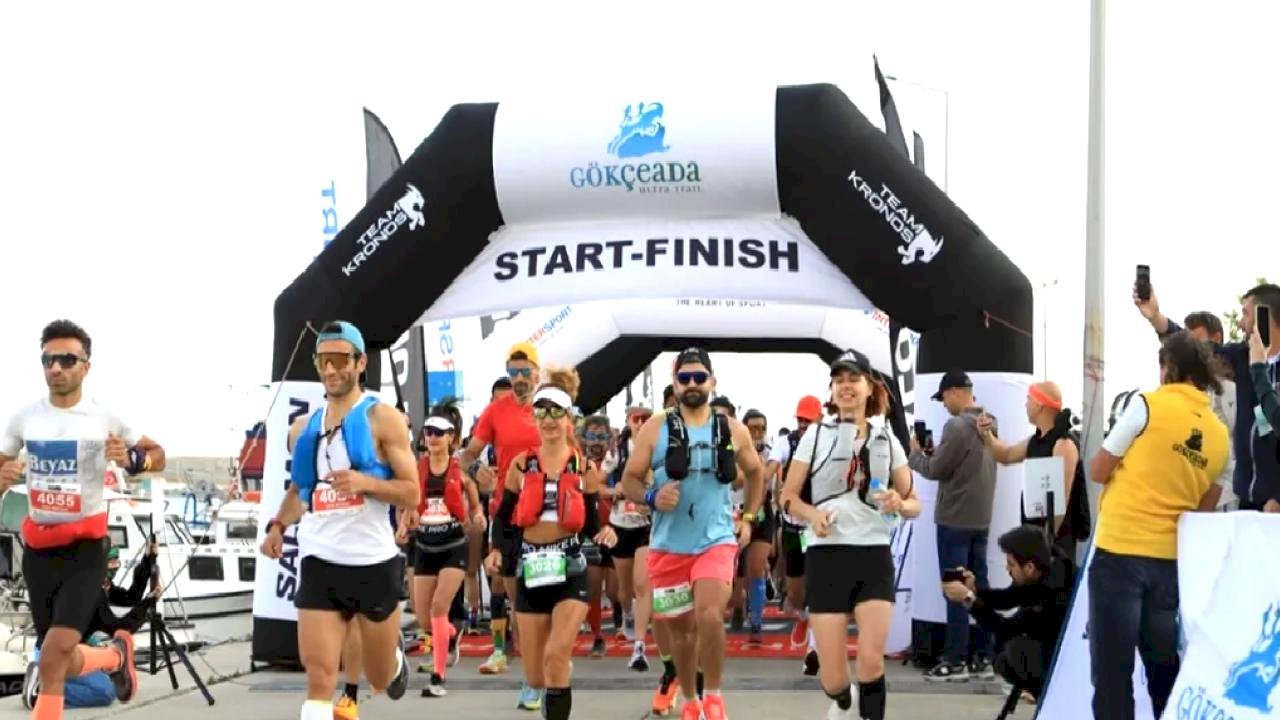 Gökçeada Ultra Trail’de koşu rüzgarı ikinci kez esti