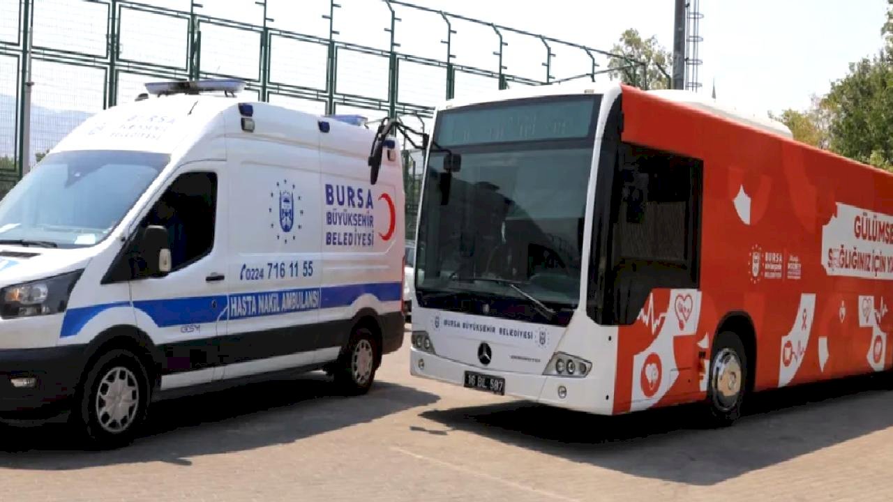 Bursa Büyükşehir&#039;in ‘Sağlık Otobüsü’ devrede