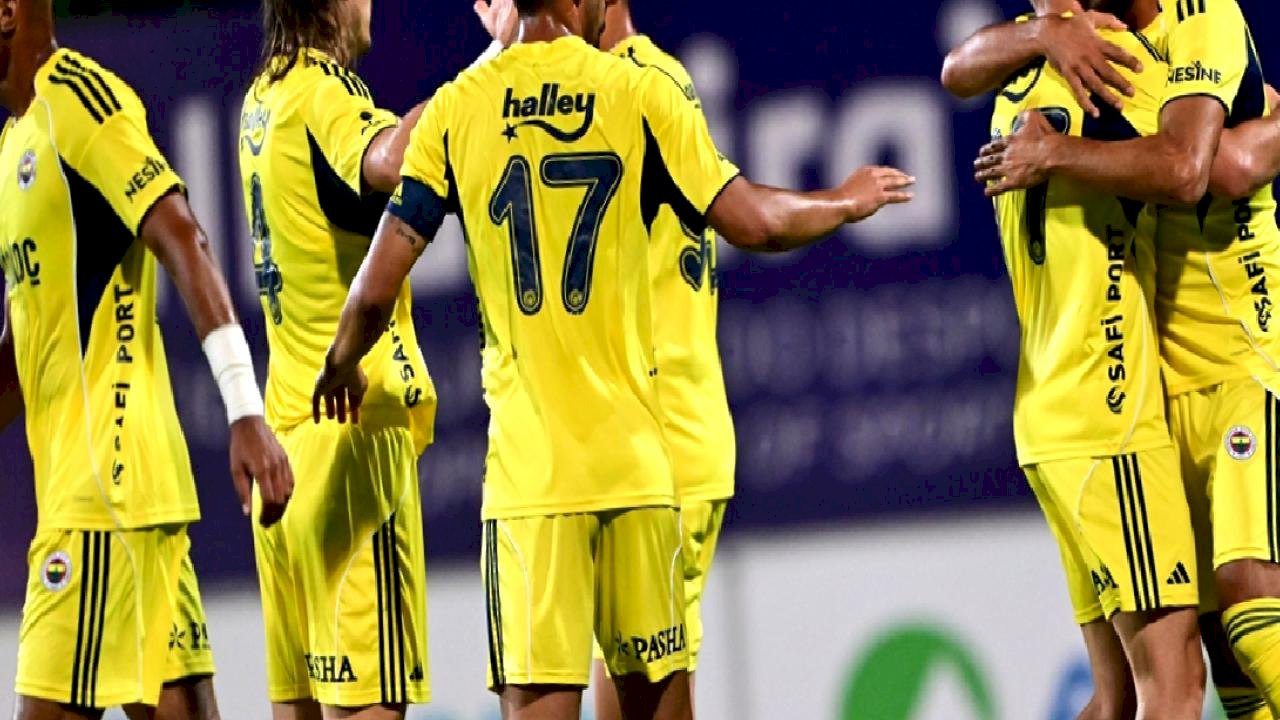 Fenerbahçe hazırlık maçında Uniao de Leiria'yı yendi