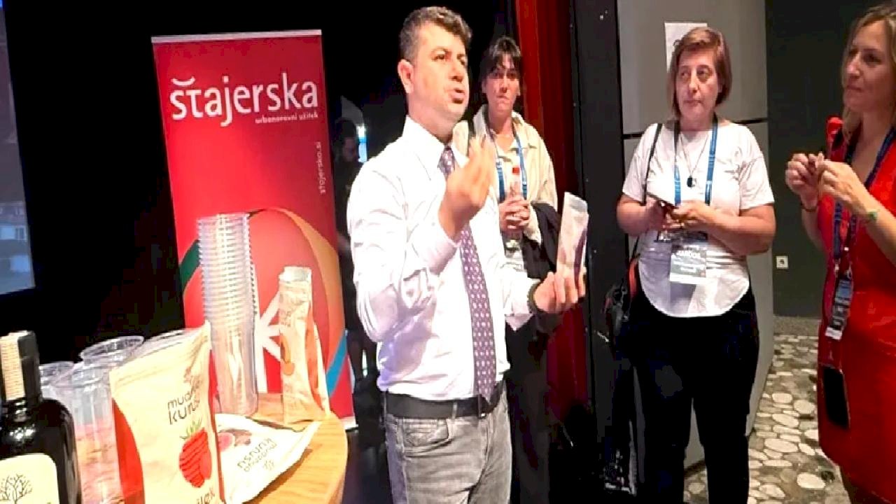 Mudanya, Slovenya ve Fransa'da tanıtıldı... Baran Güneş, Mudanya için uluslararası sahnede