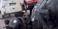 Mersin'de motosikletlilerin kaza anları kamerada