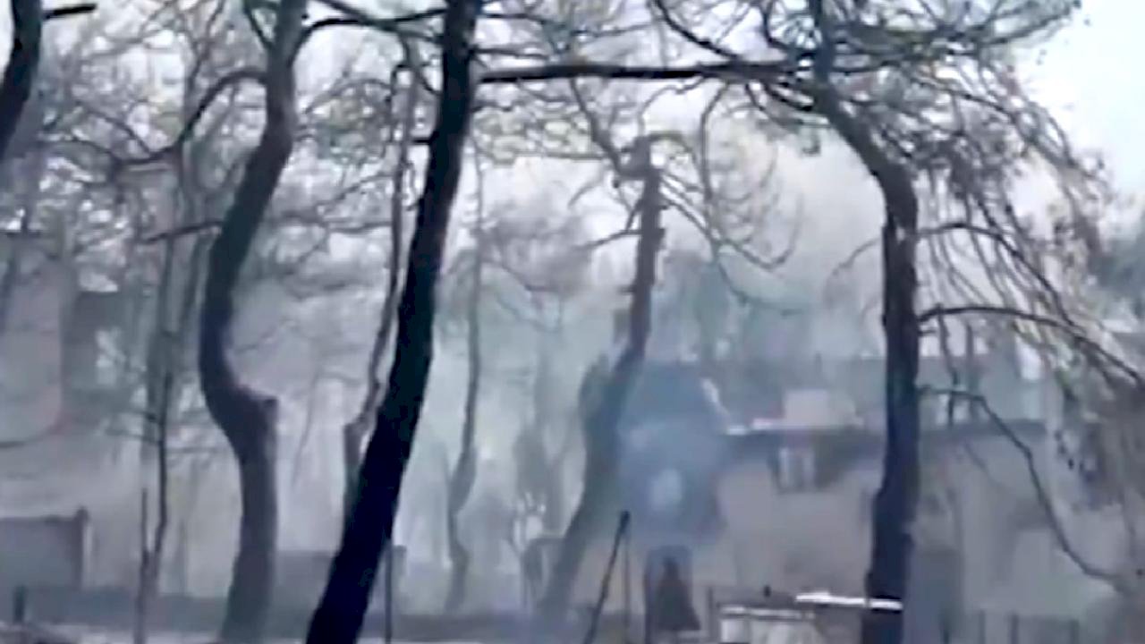 Çanakkale&#039;de orman yangını paniği: Alevler evlere ulaştı