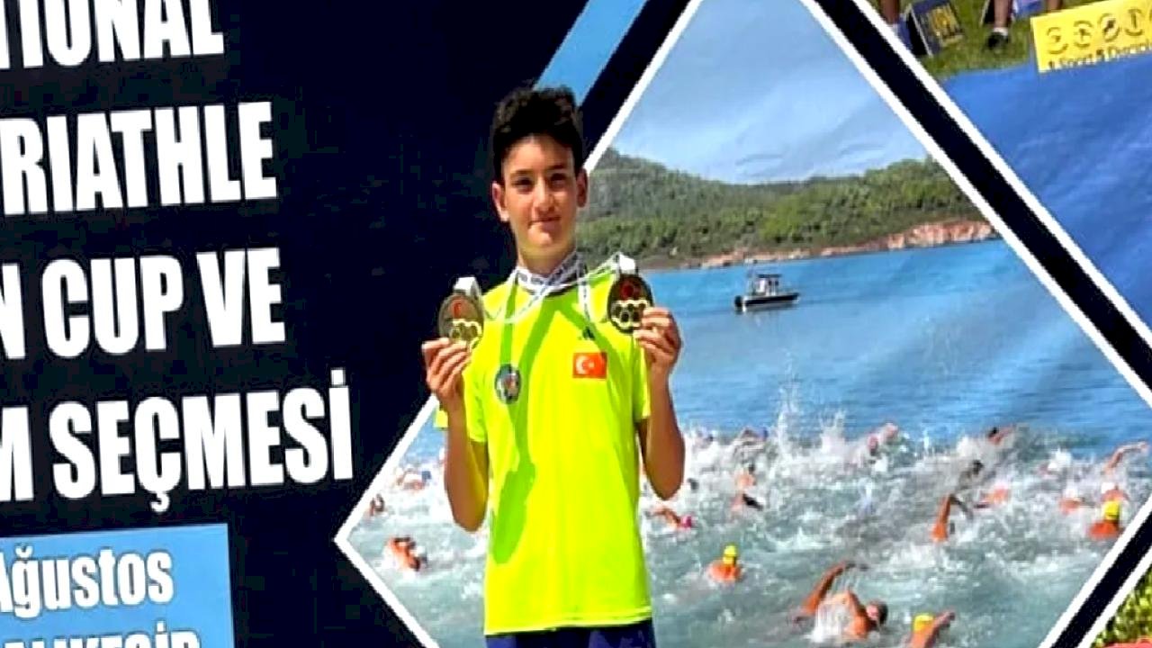 Muğlalı sporcu Kerem Batur Genç’ten çifte madalya 