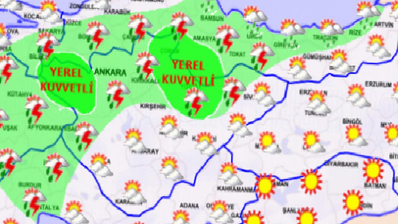 11 ilde kuvvetli yağış alarmı! Sel ve dolu riskine dikkat