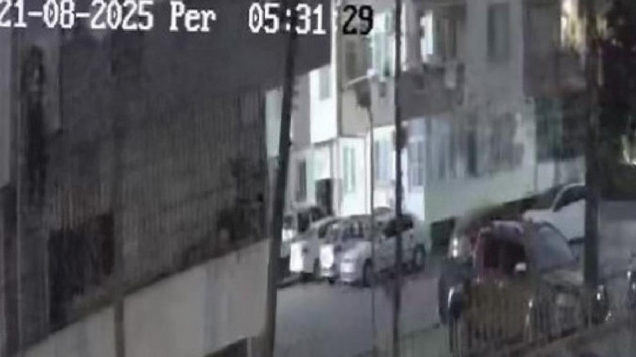 Adana’da apartmana tırmanan hırsız: Sadece kuryeyim