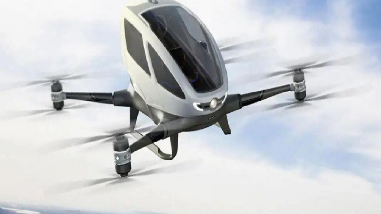 Çin'in uçan taksisi Afrika'da ilk uçuşunu gerçekleştirdi