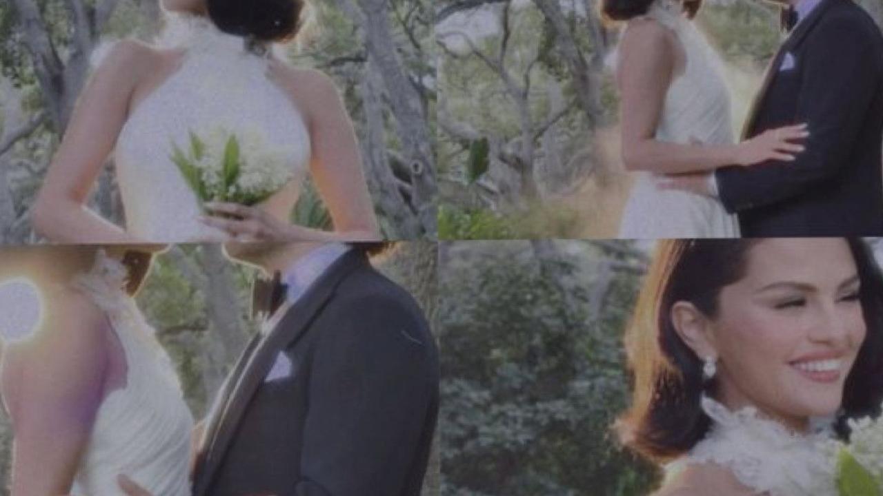 Selena Gomez ile Benny Blanco evlendi! Gelinliği yorum aldı