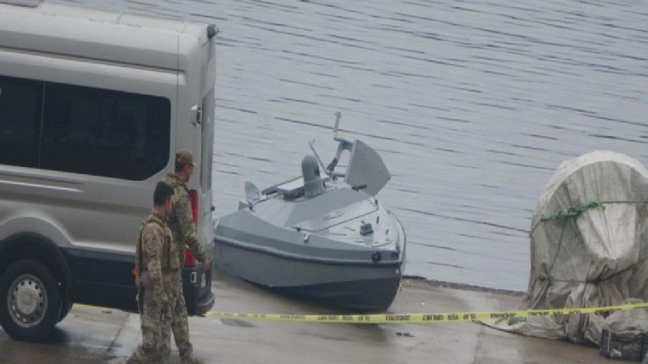 Trabzon açıklarında bulunan İDA (insansız deniz aracı) imha edilecek