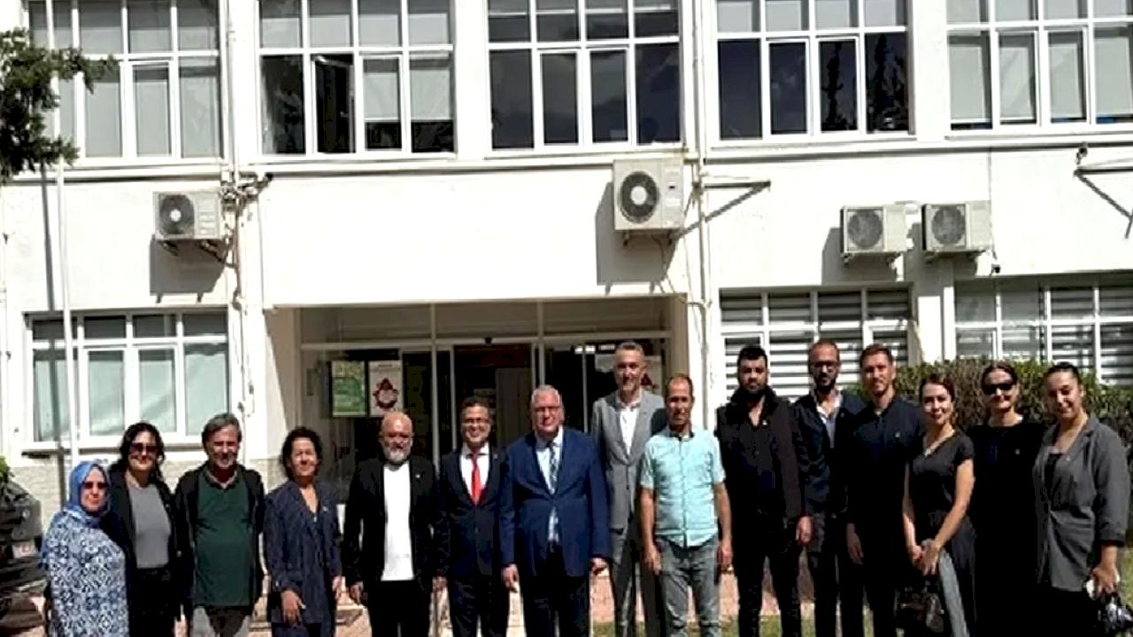 Antalya Kumluca&#039;da CHP&#039;lilerden Kaymakam Güneş’e ziyaret