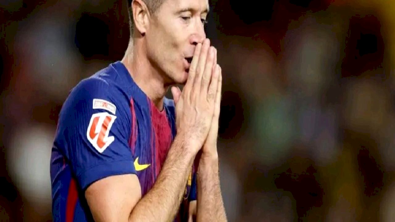 Barcelona&#039;ya Lewandowski&#039;den kötü haber