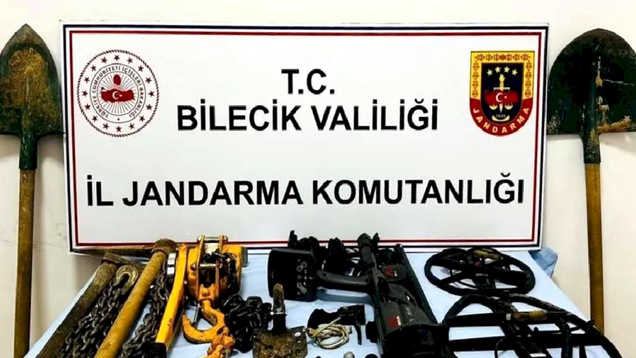 Bilecik Osmaneli’de kaçak kazı operasyonu!