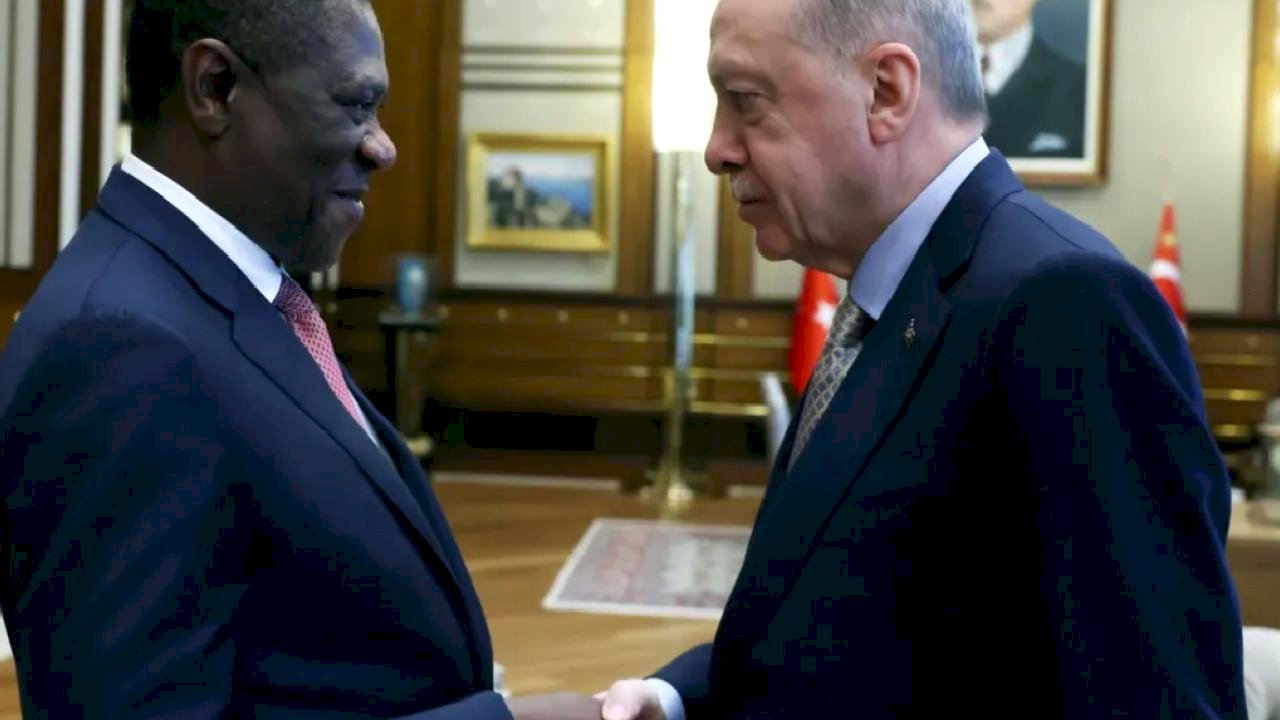 Erdoğan, Mashatile&#039;yi Külliye&#039;de kabul etti