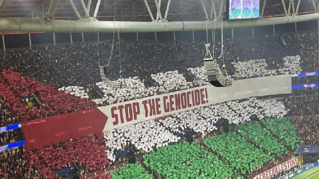Galatasaray'dan Filistin'e destek!
