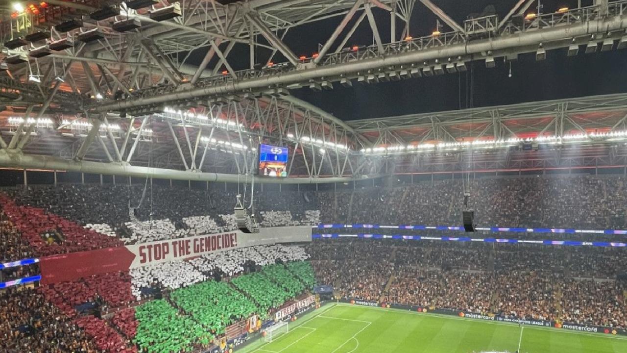 Galatasaray'dan Filistin'e destek!