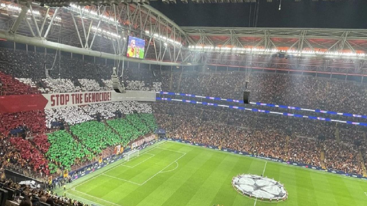 Galatasaray'dan Filistin'e destek!