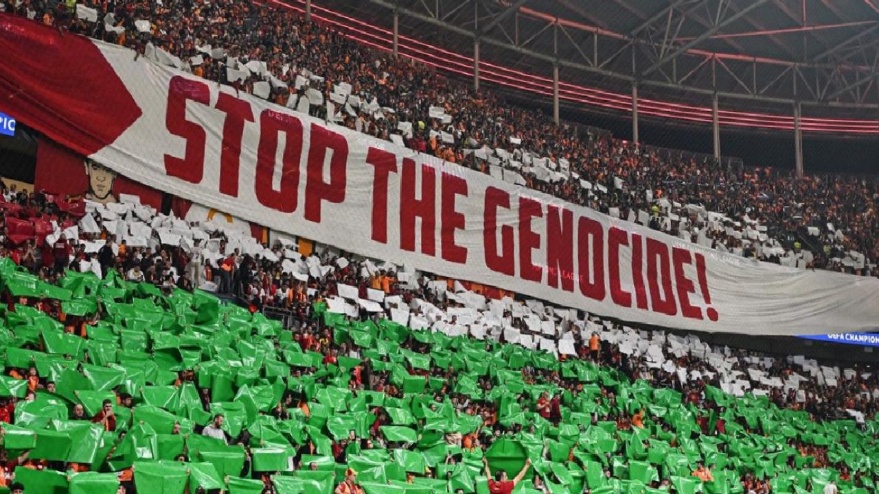 Galatasaray'dan Filistin'e destek!
