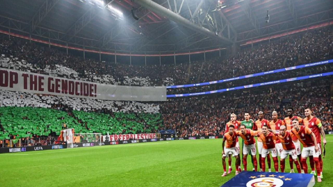 Galatasaray'dan Filistin'e destek!