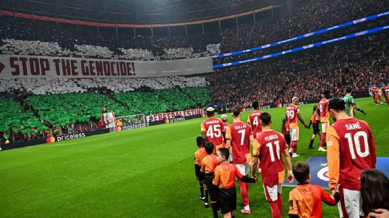 Galatasaray'dan Filistin'e destek!