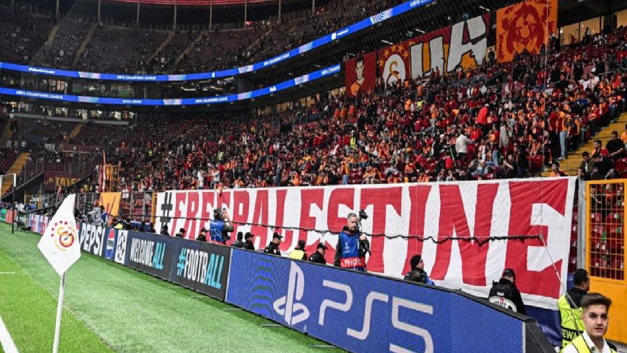Galatasaray'dan Filistin'e destek!