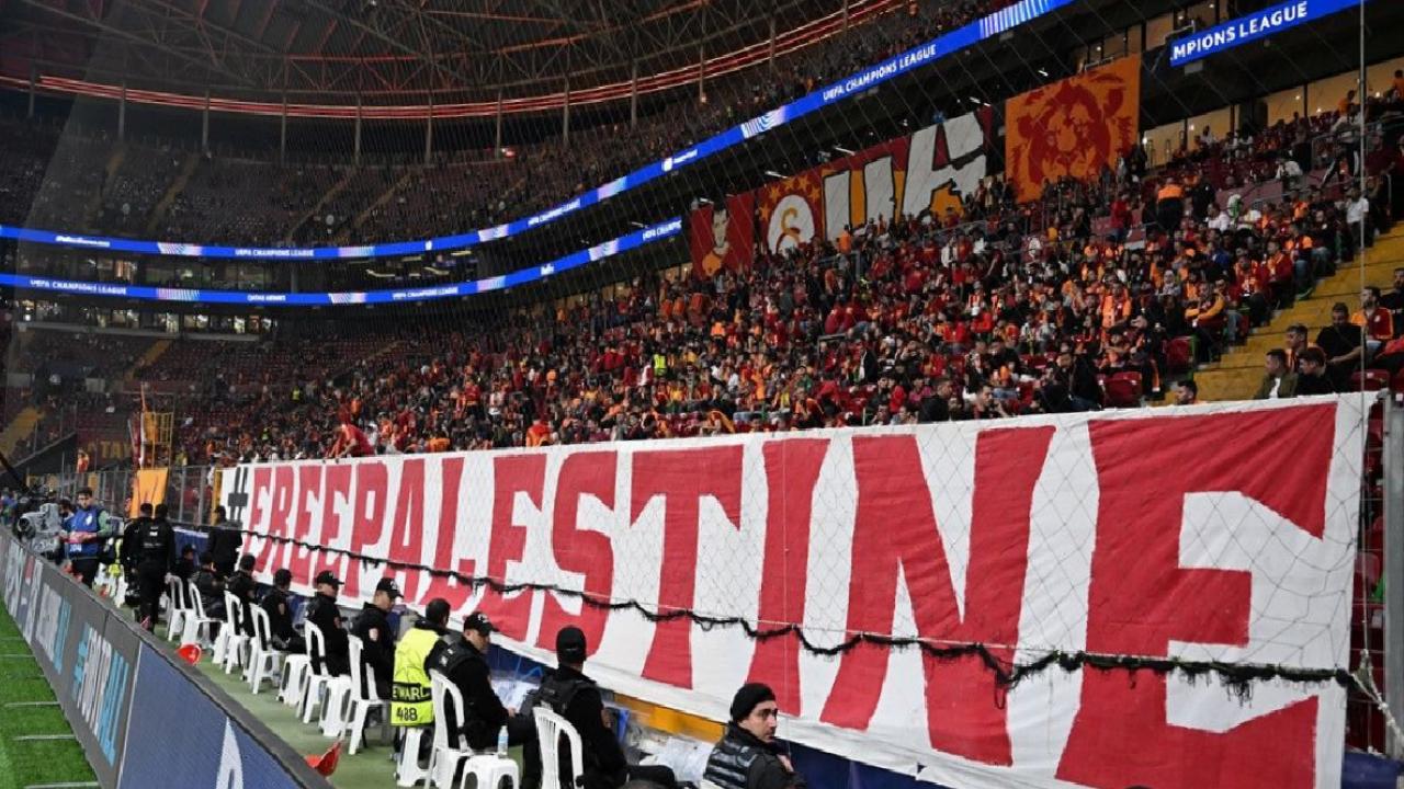 Galatasaray'dan Filistin'e destek!