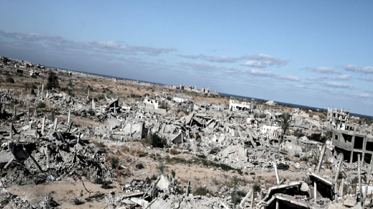 Gazze&#039;de ateşkes sonrası yıkım görüntülendi