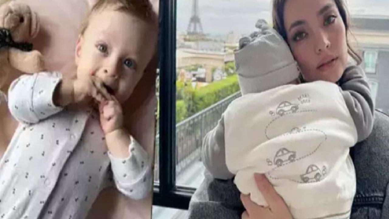 İlk kez anne olan oyuncu Zeynep Tuğçe Bayat minik oğlu Atlas'ın son halini paylaştı