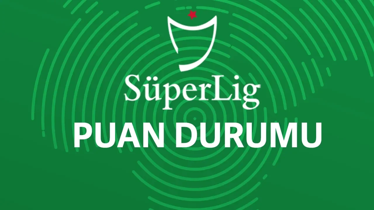 Süper Lig'de 10. haftanın puan durumu