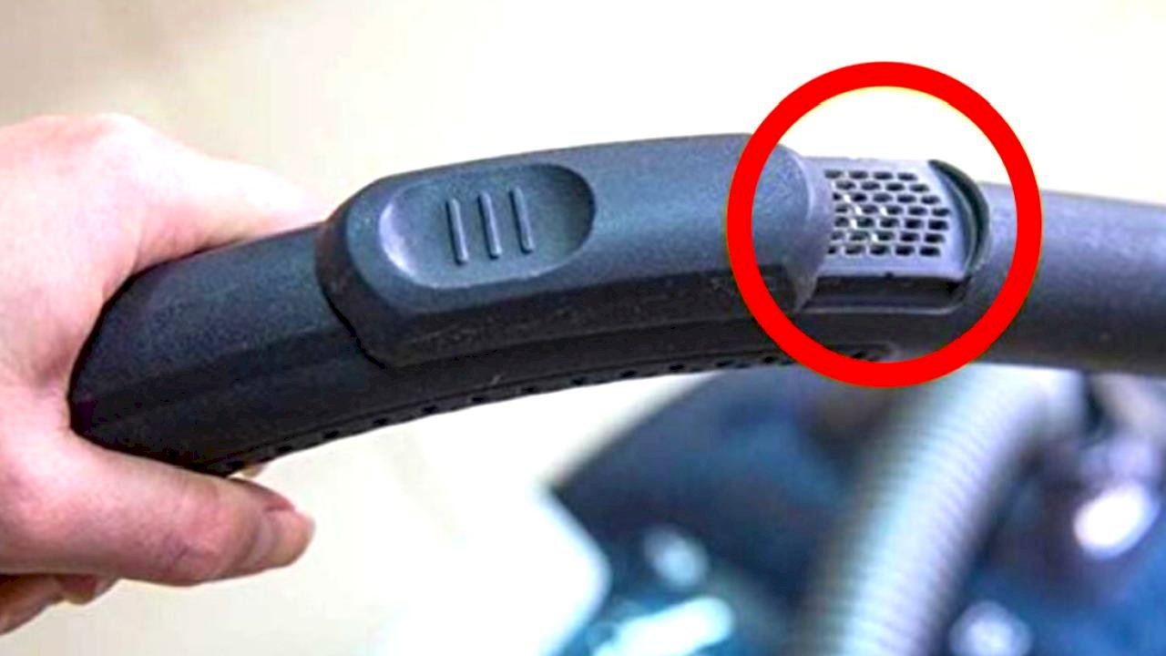 Süpürge borusundaki delik bu işe yarıyormuş