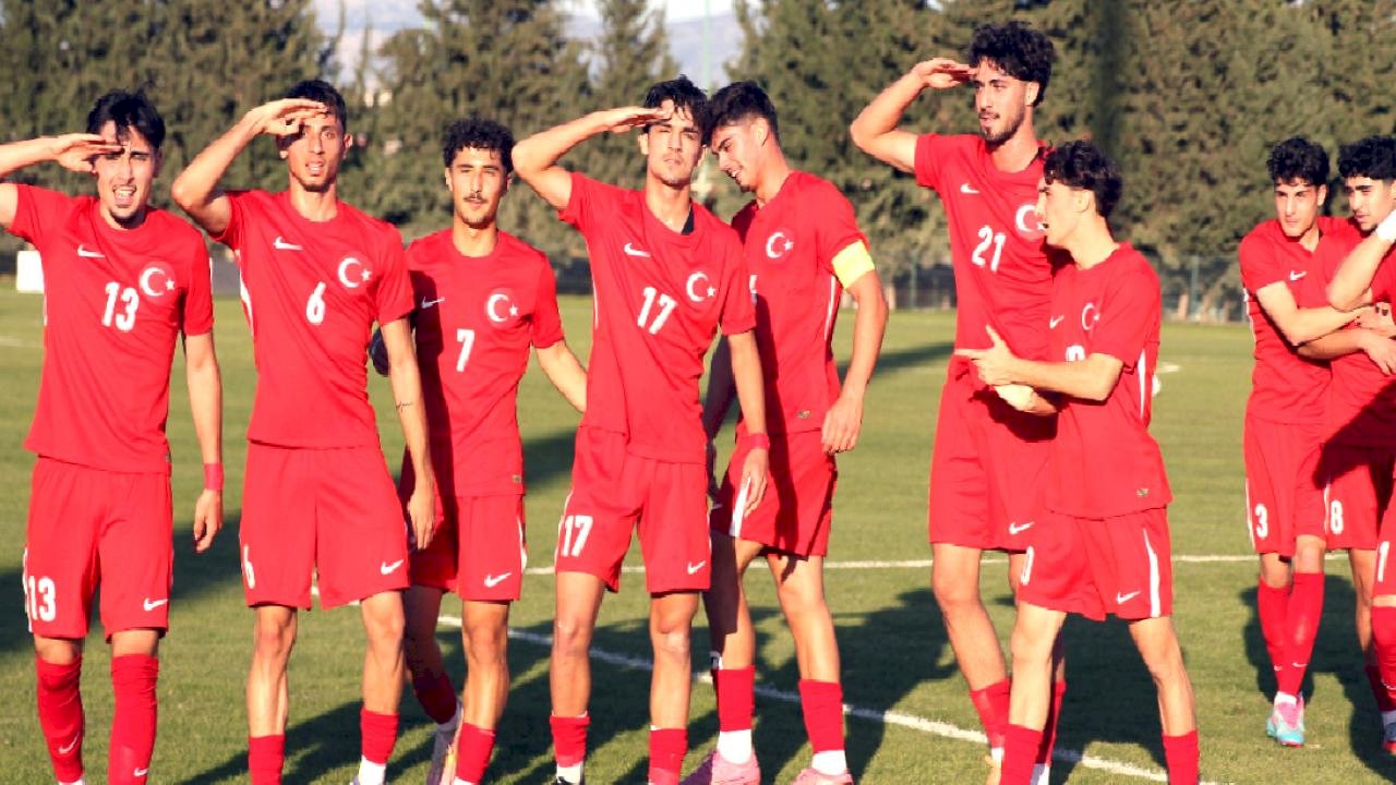 19 Yaş Altı Milli Futbol Takımı, Belarus'u iki golle yıktı