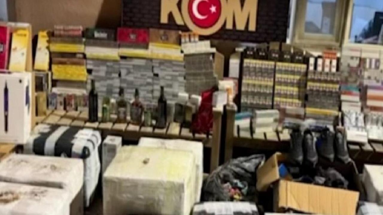 Aksaray'da 17 milyon lira değerinde kaçak ürün ele geçirildi