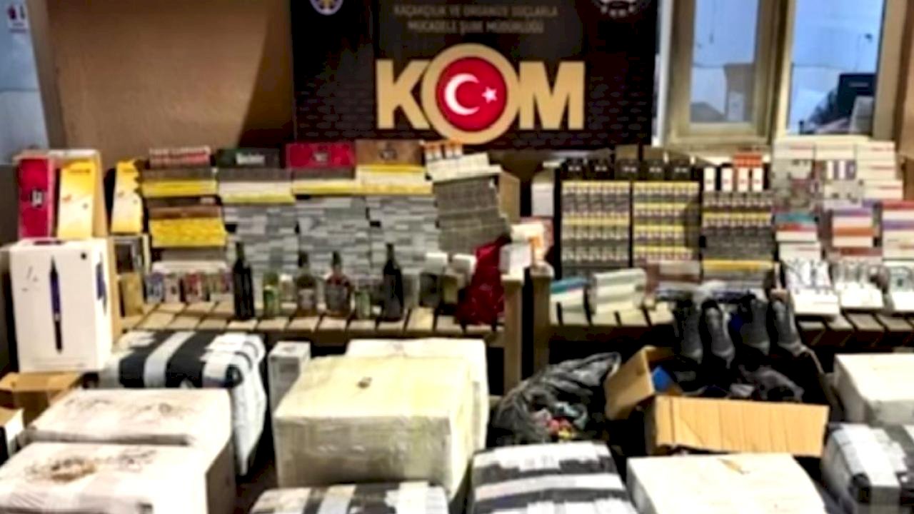 Aksaray'da 17 milyon lira değerinde kaçak ürün ele geçirildi