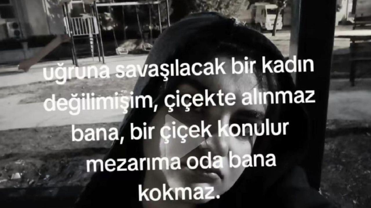 Ankara'da yurdun 4'üncü katında düşerek ölen Mizgin'in son paylaşımı: Uğruna savaşılacak bir kadın değilmişim