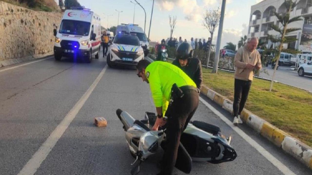 Aydın'da motosiklet refüje çarptı: 1 ölü