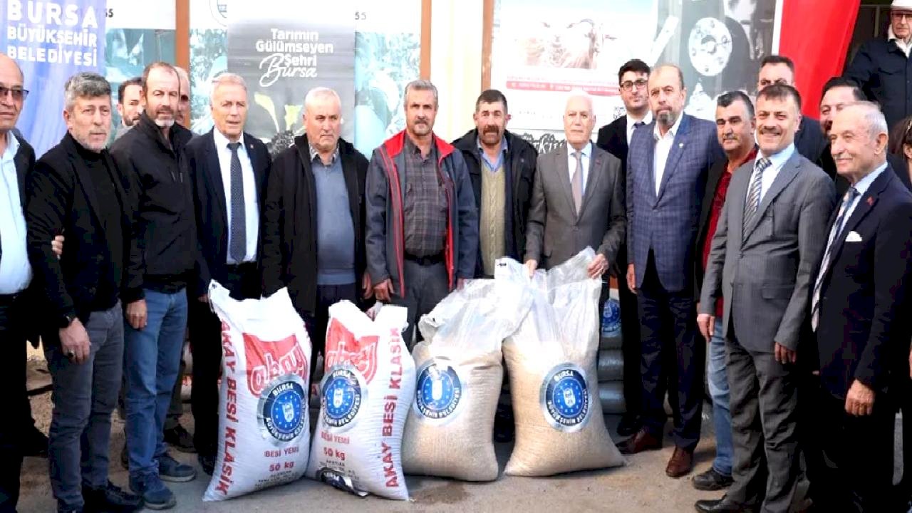 Bursa Büyükşehir'den hayvancılığa güçlü destek