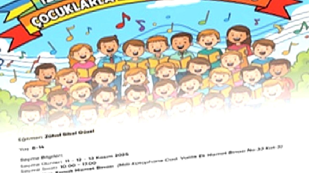 &quot;Çocuklarla Renkli Sesler Korosu&quot; başlıyor