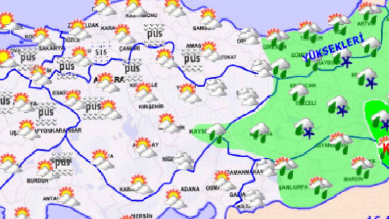 Doğu ve Güneydoğu’da kuvvetli yağış alarmı