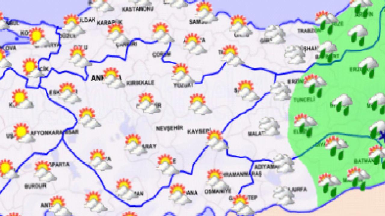 Doğu ve Güneydoğu’da kuvvetli yağış alarmı