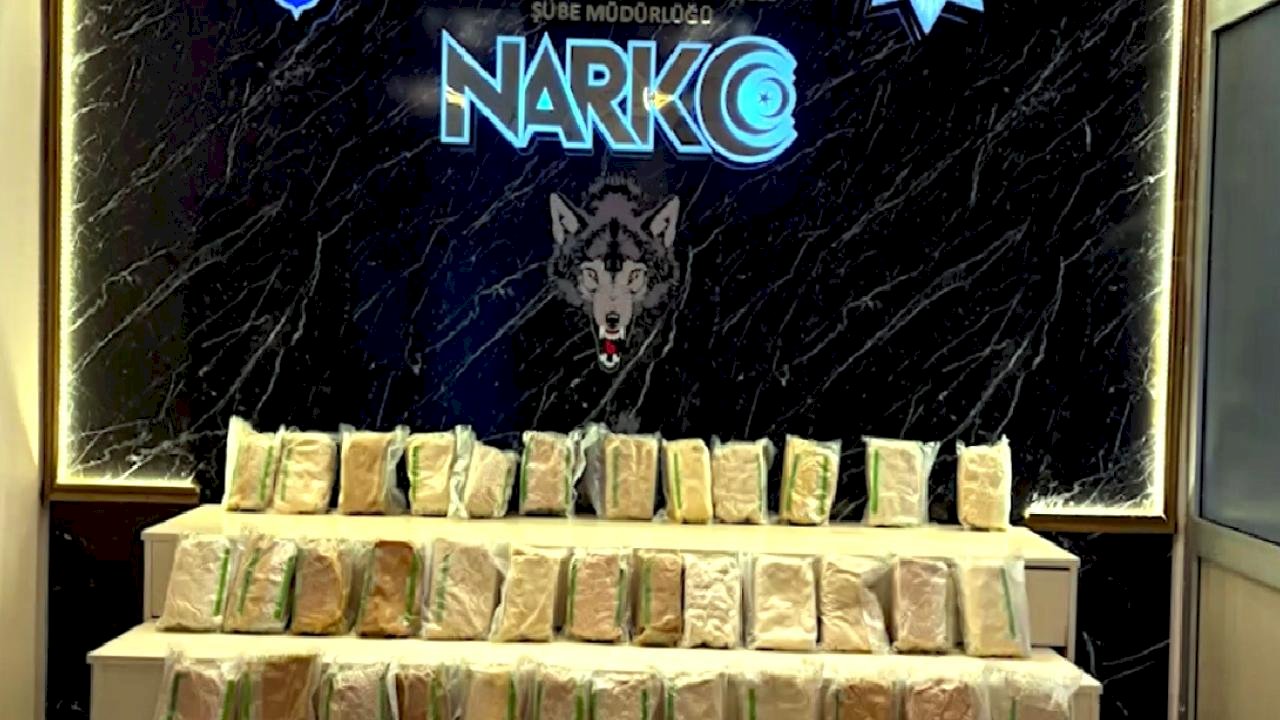 Edirne'de sınır kapısında tırdan 66 kilo uyuşturucu hammaddesi ele geçirildi