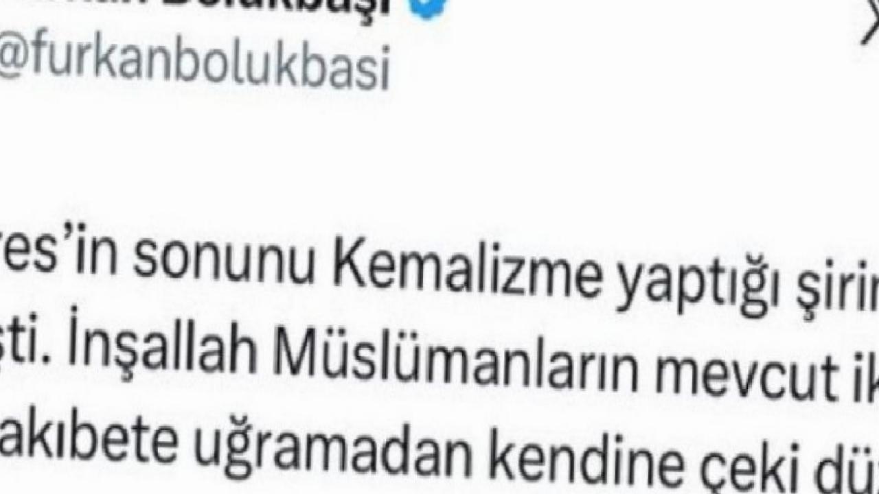 Furkan Bölükbaşı gözaltına alındı