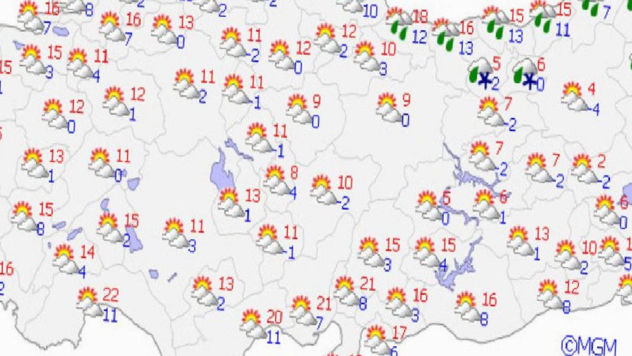 Hafta sonu Türkiye genelinde yağış bekleniyor
