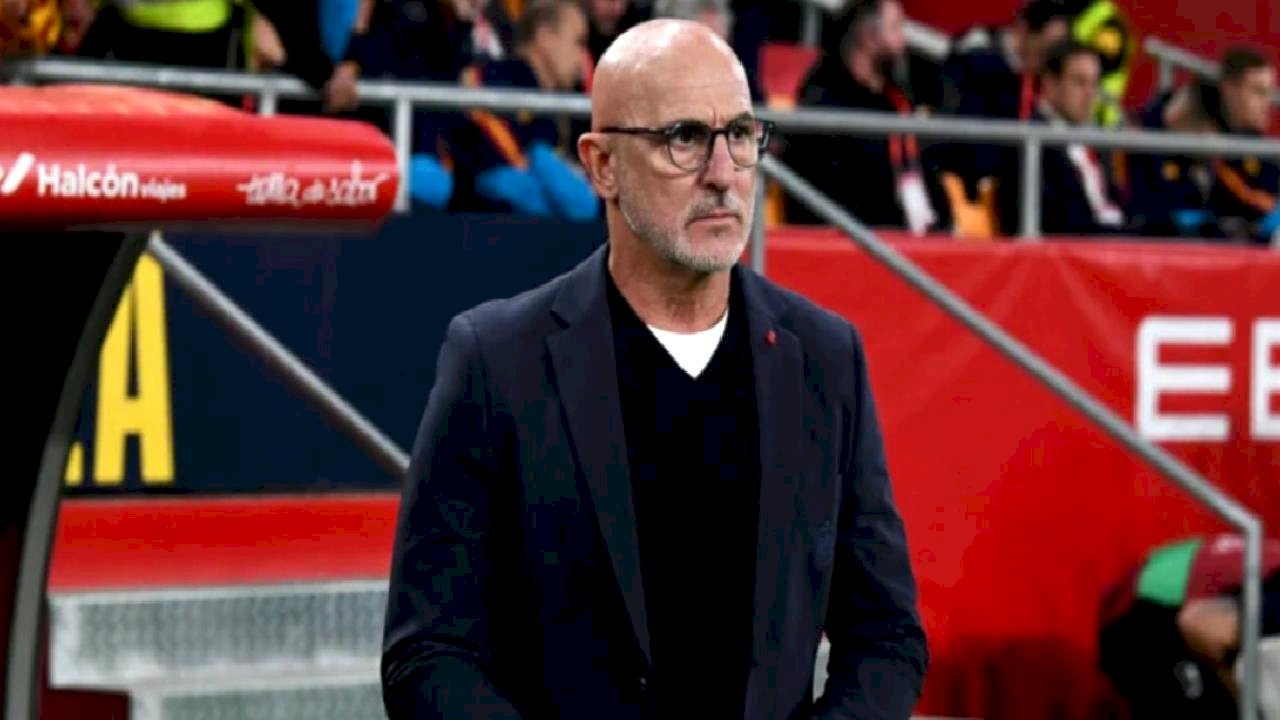 İspanya Teknik Direktörü Fuente'nin hakeme yönelik hareketi dikkat çekti