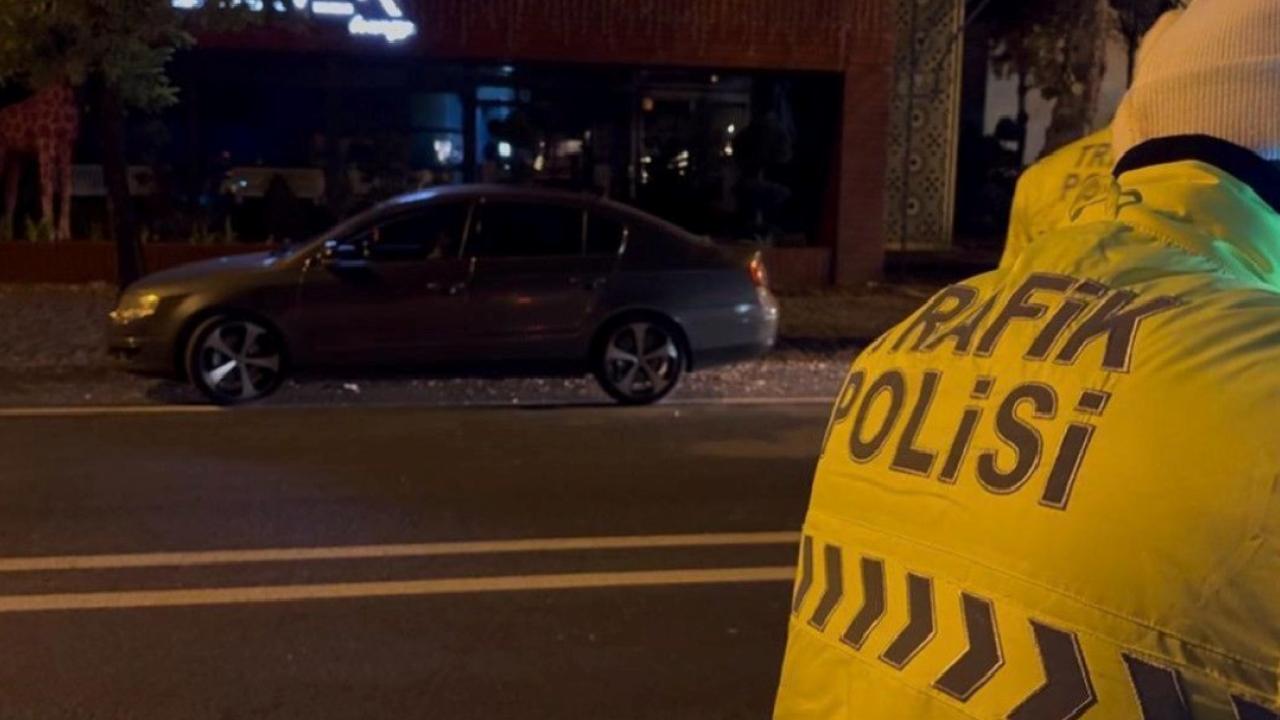 Kayseri'de alkollü sürücü ehliyetini kaptırdı